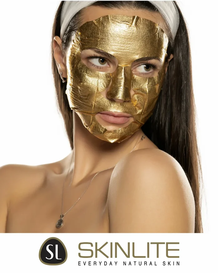 Фольгированная маска «Золото»